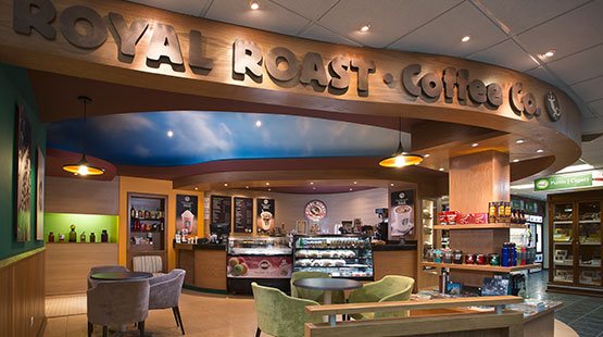 royal roast coffee corner at the royal sands